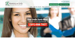 Desktop Screenshot of dentistryonkirby.com
